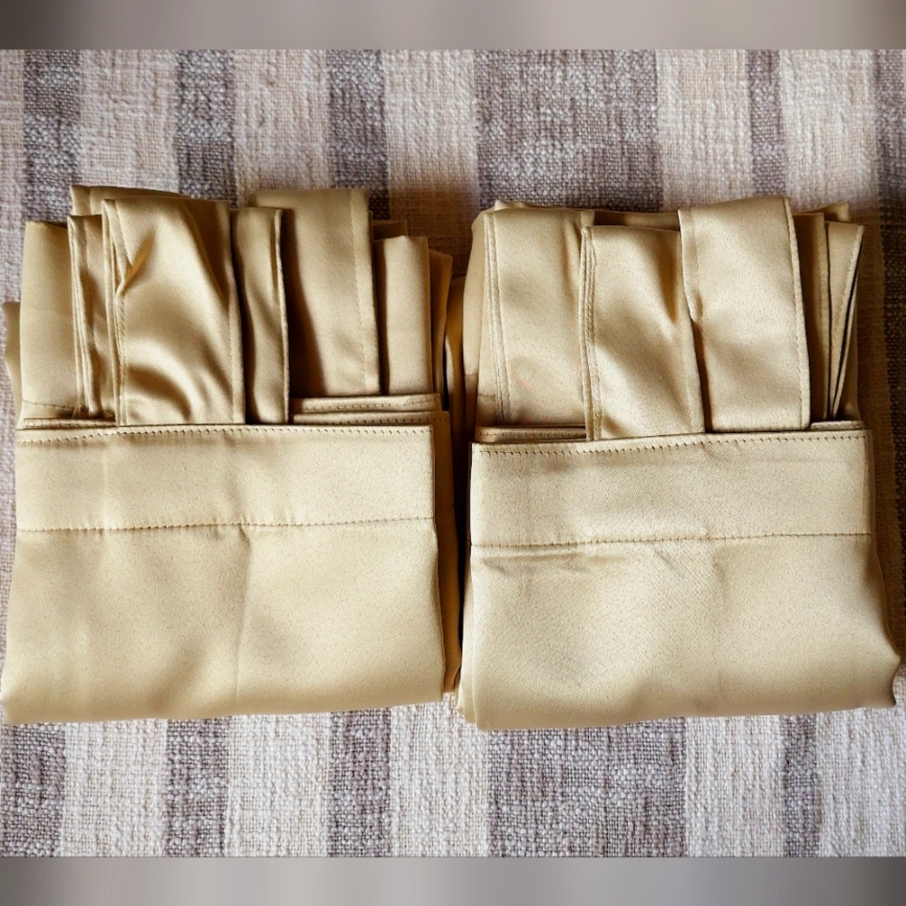 Two Termo Regulation Curtains 42"x63"